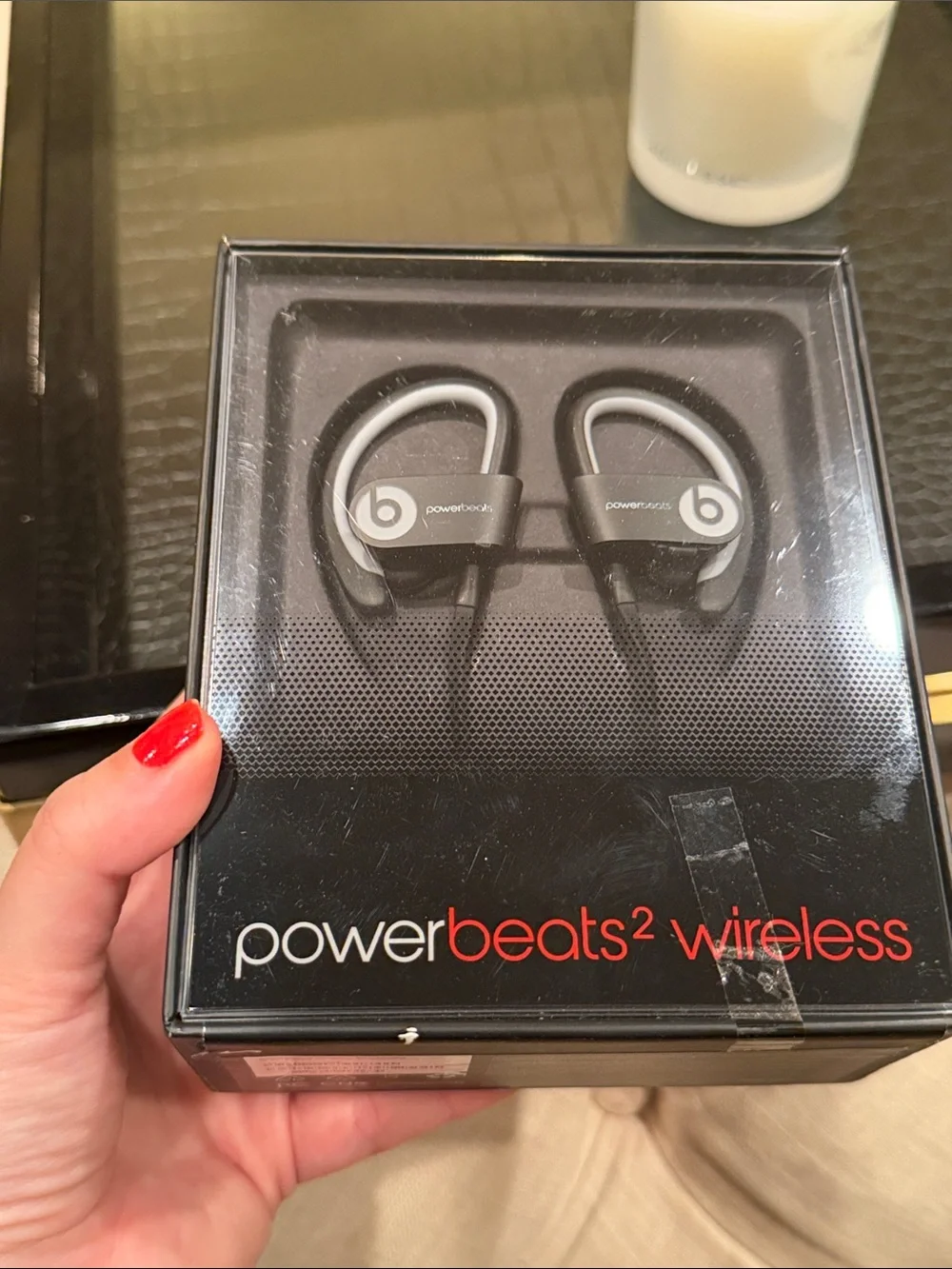 Beats by Dre Powerbeats2 Wireless Ear-Hook Headphones in Black